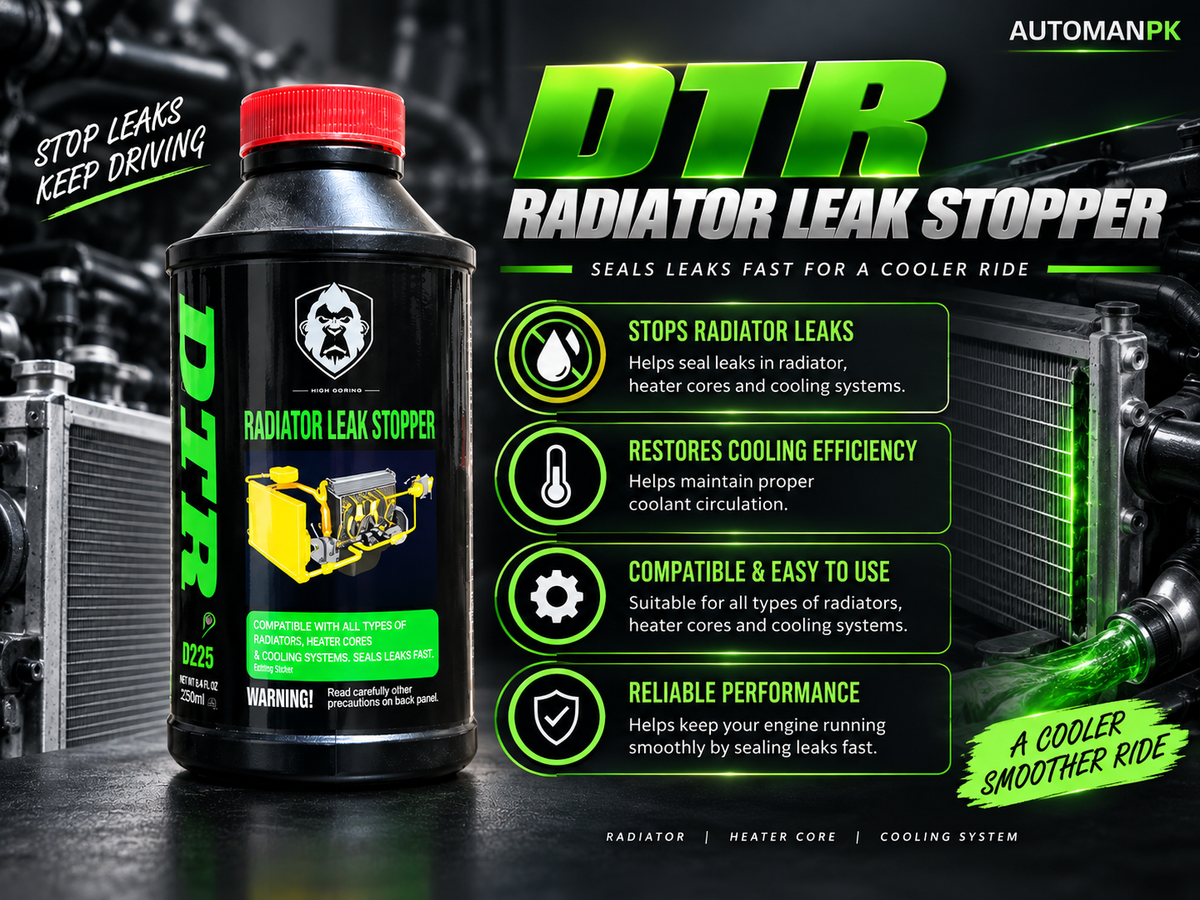 DTR Radiator Leak Stopper 354ml – Car Radiator & Cooling System Sealant