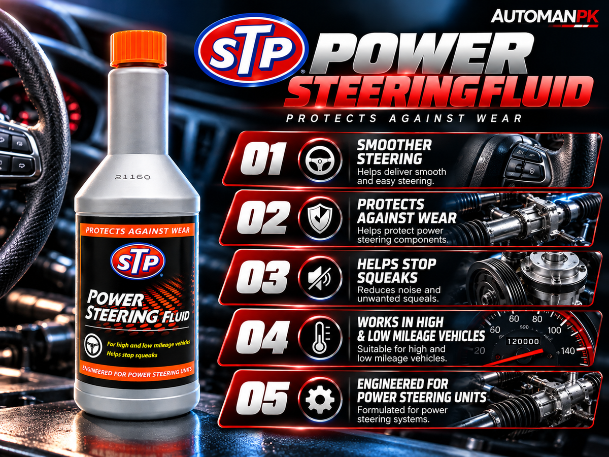 STP Power Steering Fluid 450ml