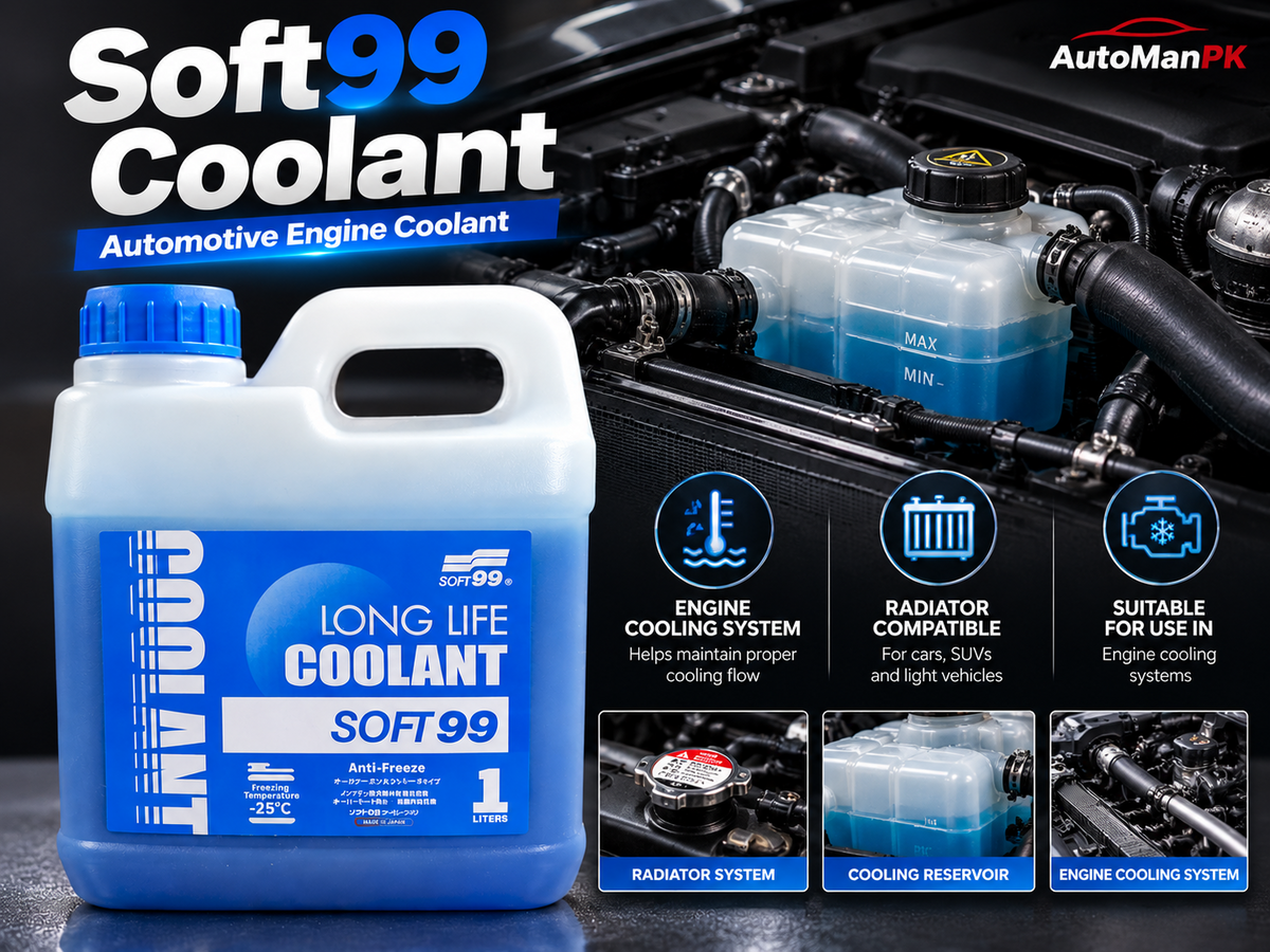 Soft99 Blue Long Life Coolant 1 Liter for automotive cooling system