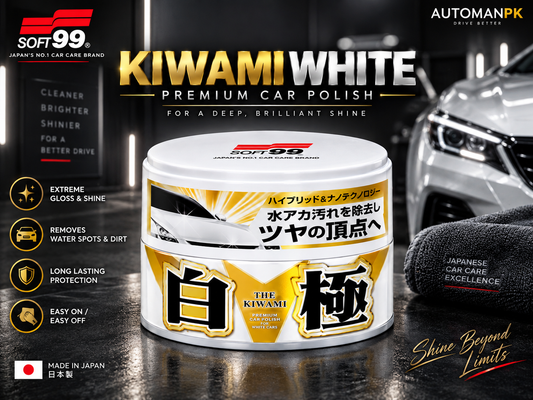 Soft99 The Kiwami Premium Wax White Pearl 200g | Extreme Gloss Car Wax
