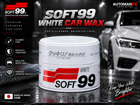 Soft99 White Soft Wax 300g | White Car Wax