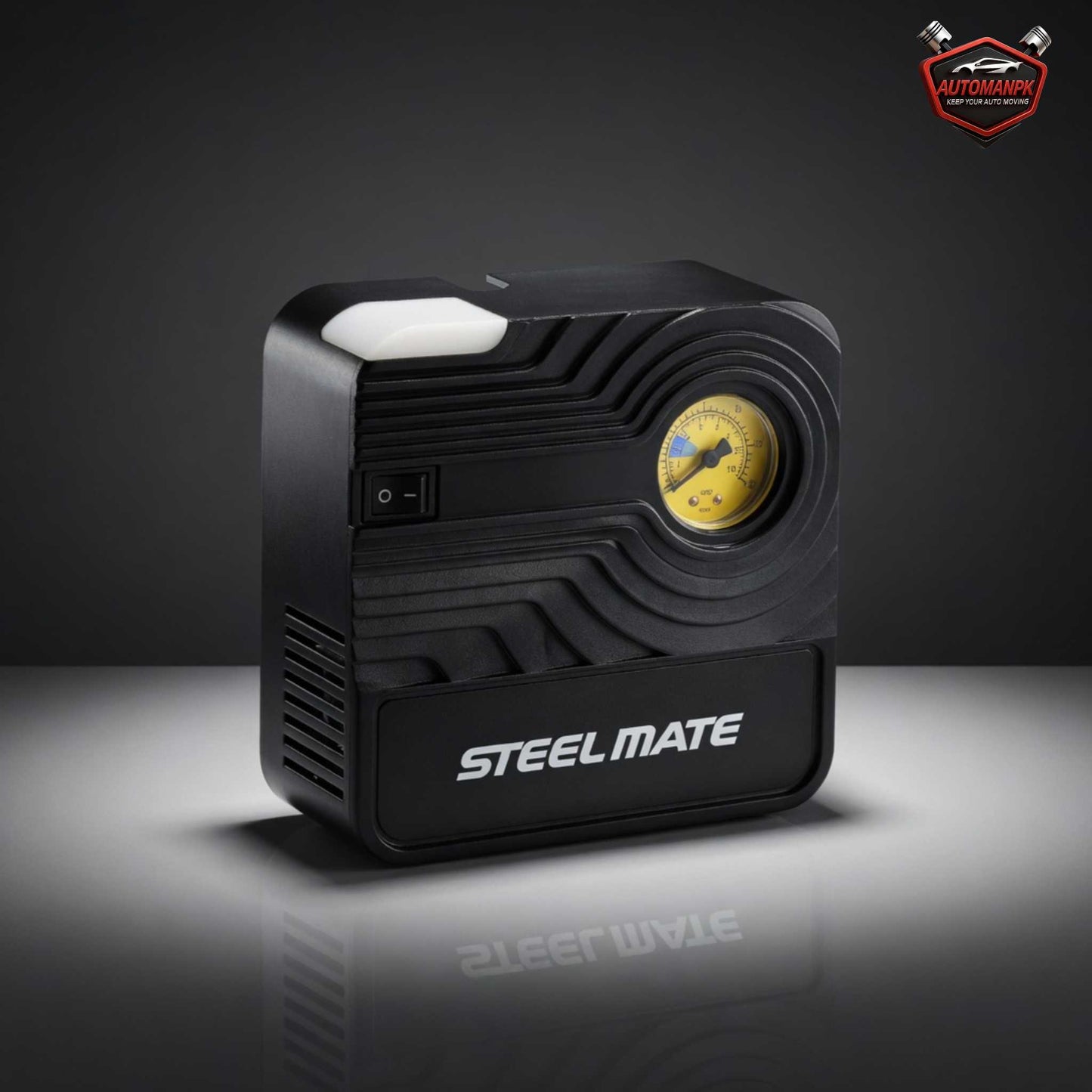 Steel Mate Smart Tyre Inflator Air Compressor P06 – Portable Pump with LED Light