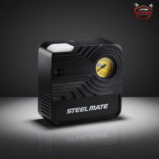 Steel Mate Smart Tyre Inflator Air Compressor P06 – Portable Pump with LED Light
