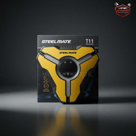 Steelmate Heavy Duty T11 Air Compressor Pump – 12V DC Portable Digital Tyre Inflator