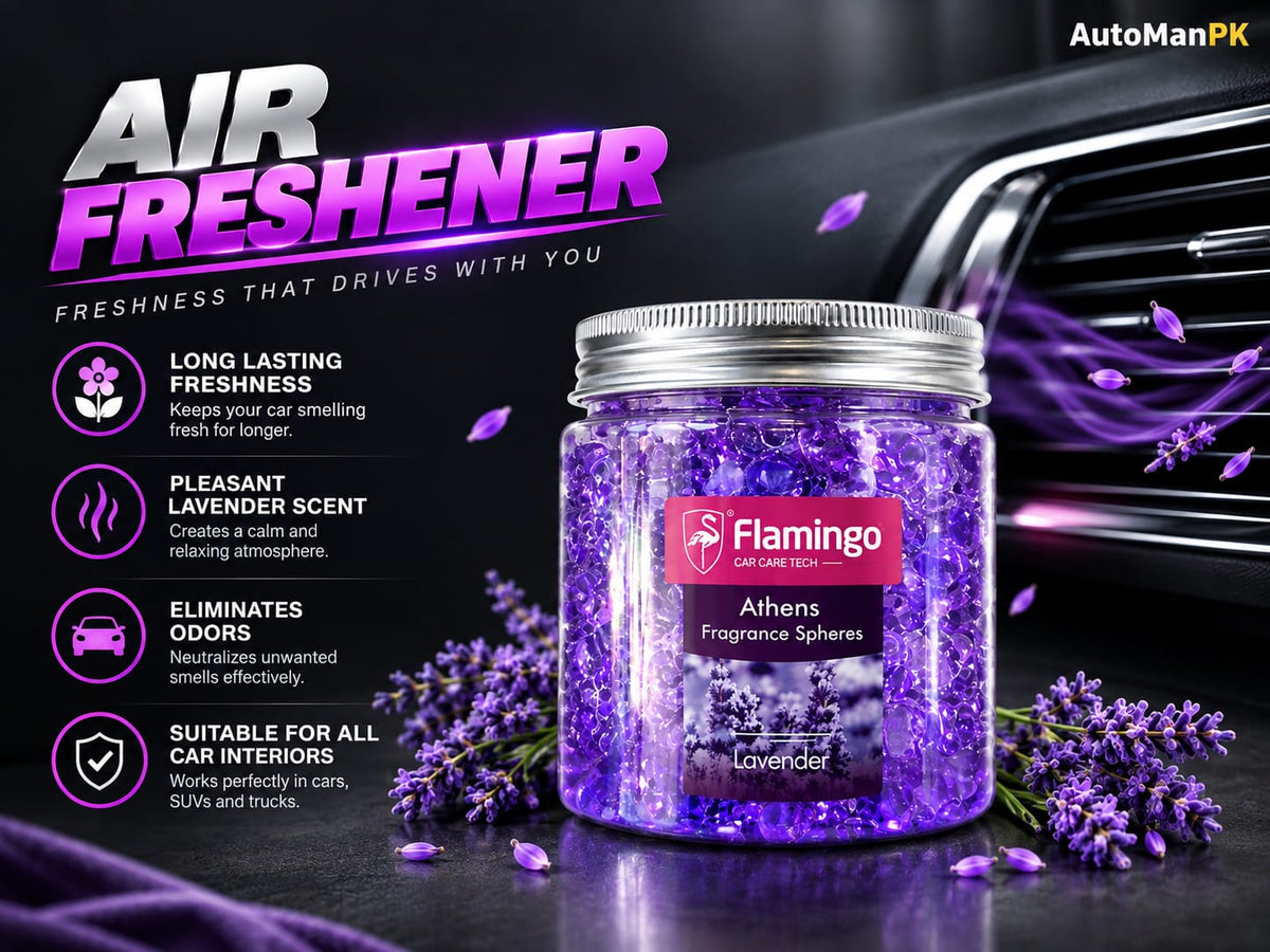 Flamingo Lavender Car Air Freshener floral cabin fragrance