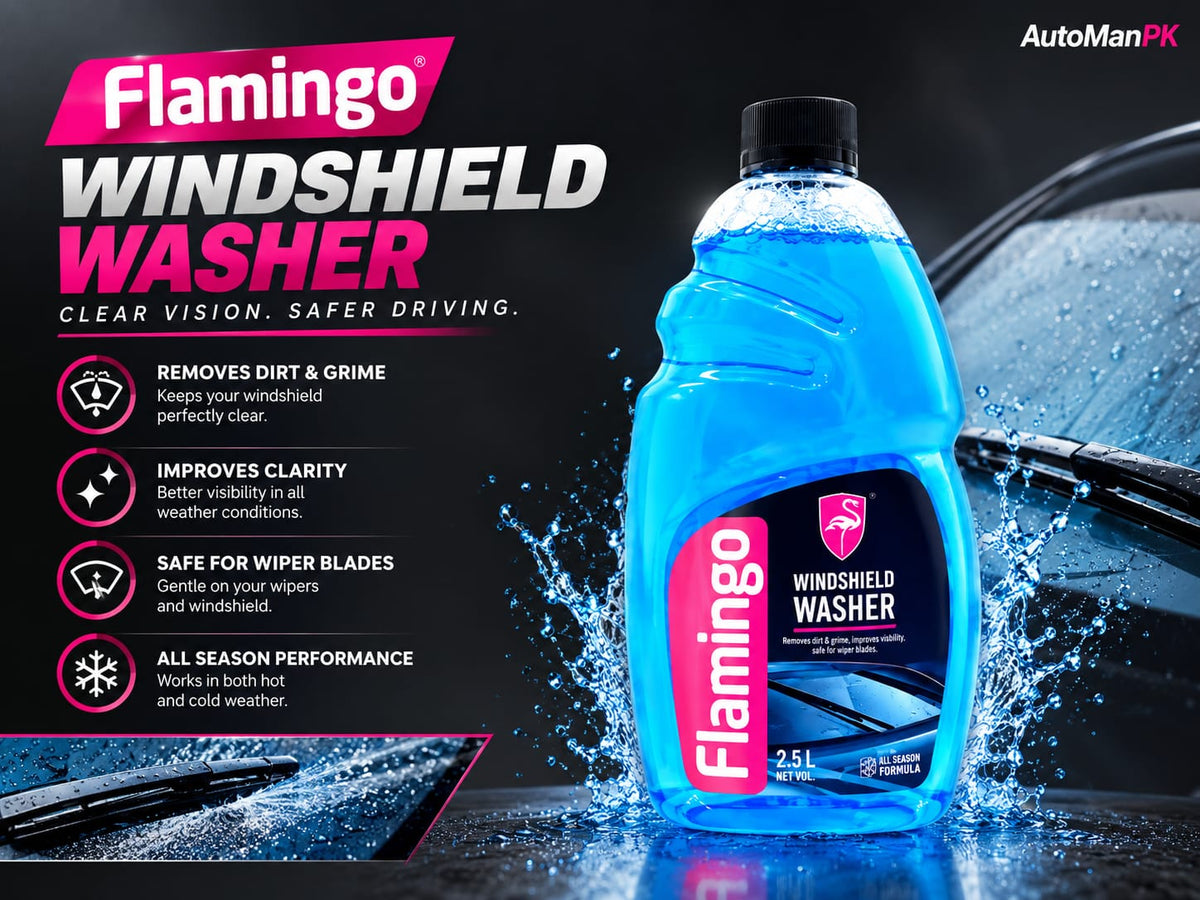 Flamingo Windshield Washer Fluid 500ml F352 automotive glass cleaning