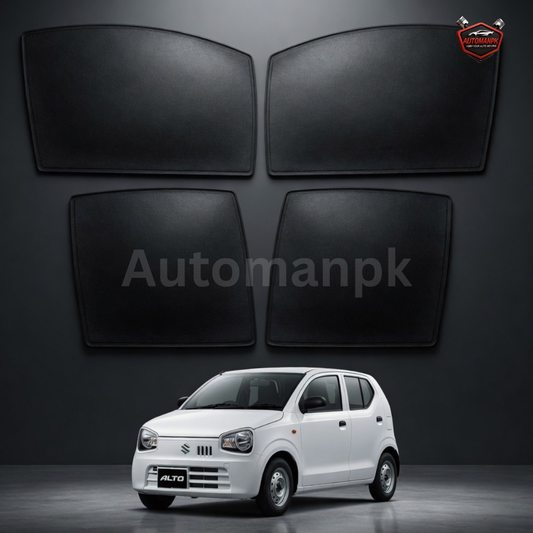 Suzuki Alto 660cc Sun Shade for 4 Windows – fixed & Flexible