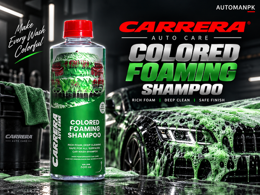 Carrera Colored Foaming Car Shampoo 500ml car wash shampoo in Pakistan