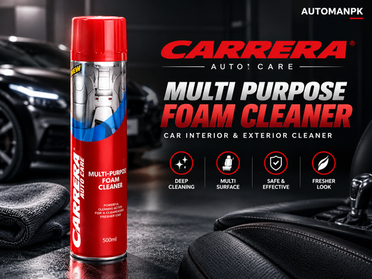 Carrera Multi Purpose Foam Cleaner 650ml car interior and exterior cleaner in Pakistan