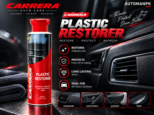 Carrera Plastic Restorer 200ml car plastic and trim restorer in Pakistan