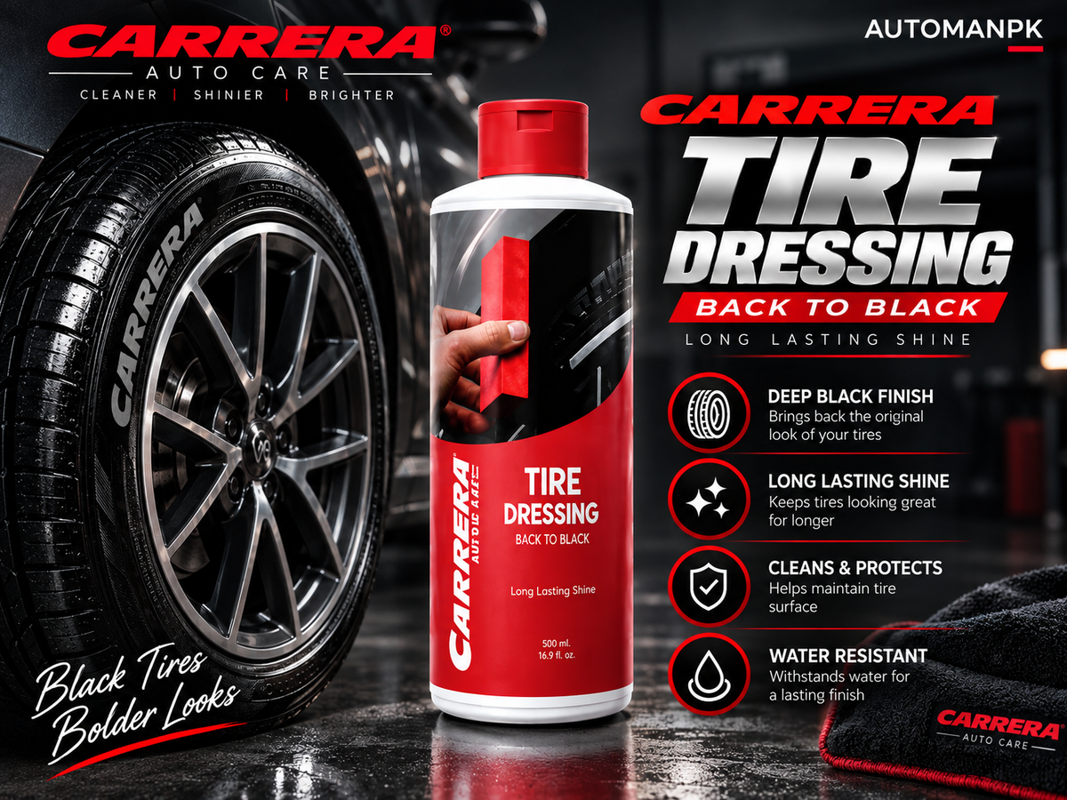Carrera Tire Dressing 500ml tyre polish for cars and SUVs