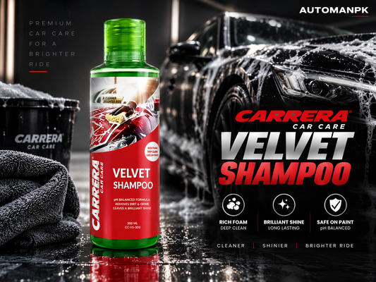 Carrera Velvet Shampoo 300ml car wash shampoo in Pakistan