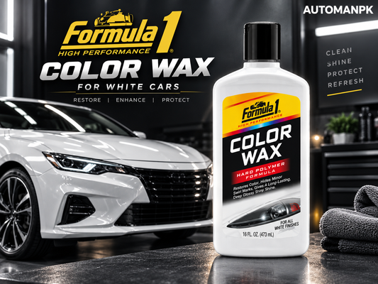 Formula 1 Color Wax for White Cars 473ml white car wax