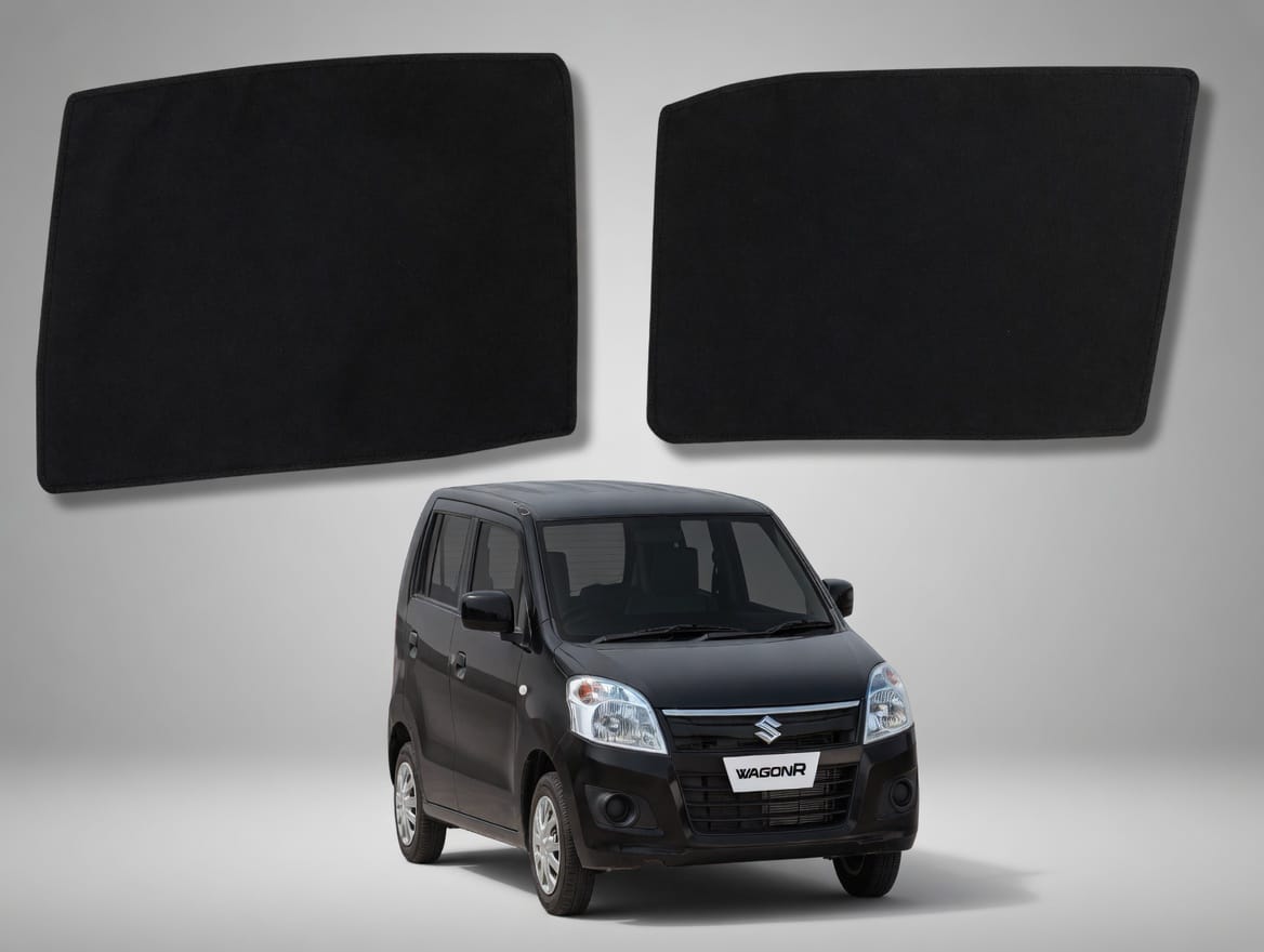 Suzuki WagonR Sun Shades – Variable, Fixed & Flexible | UV Protection & Heat Block