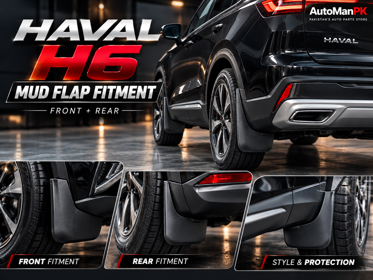 Haval H6 mud flap fitment front rear