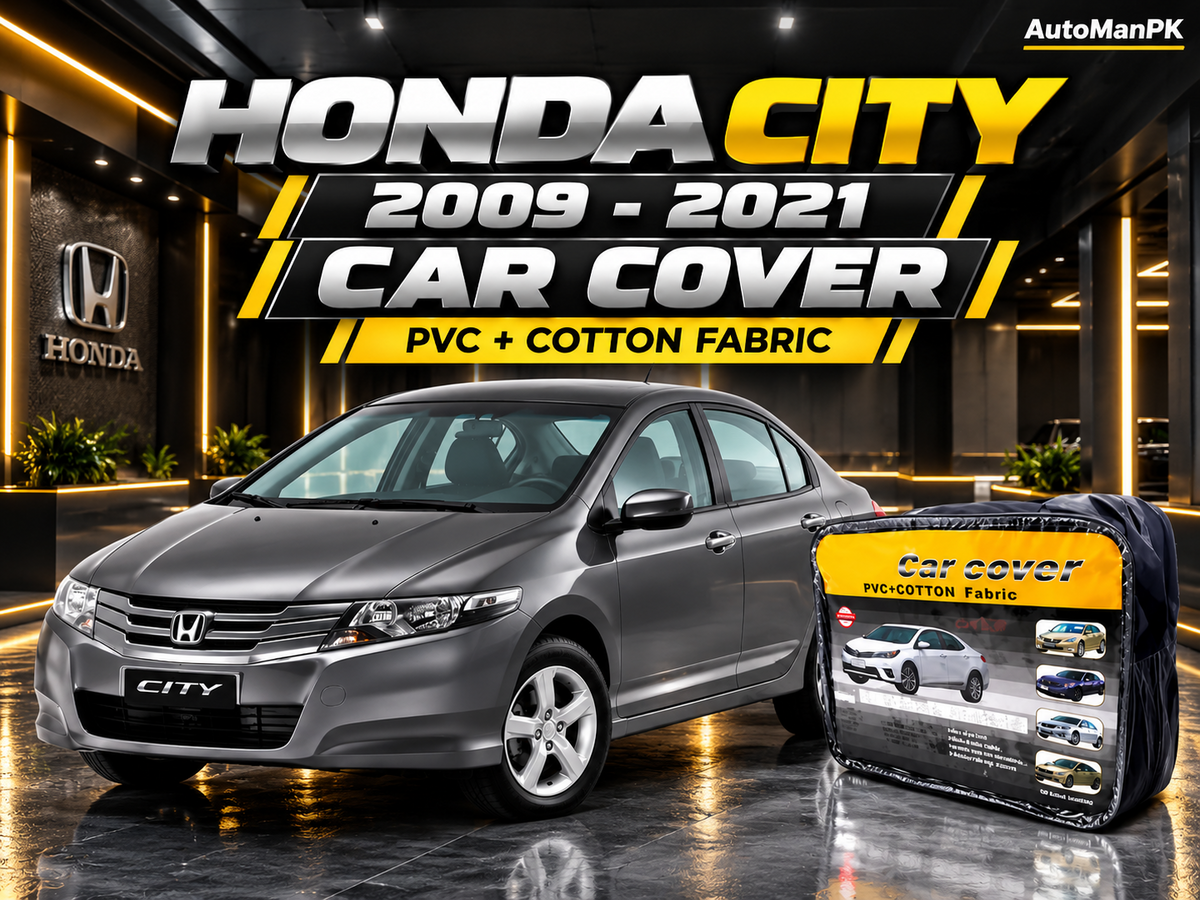 Honda City 2009–2021 car top cover with PVC exterior and cotton fabric inner lining