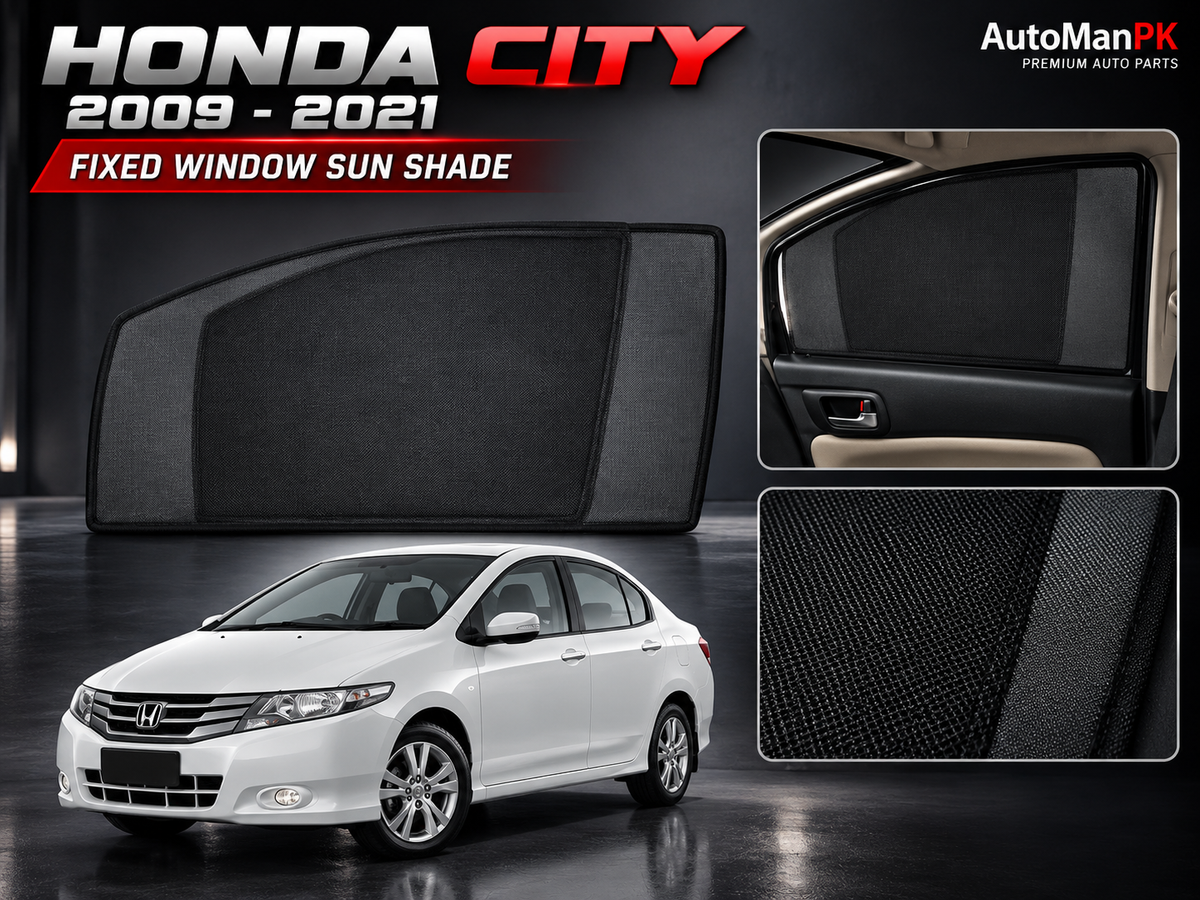 Honda City 2009-2021 fixed window sun shade 4-door