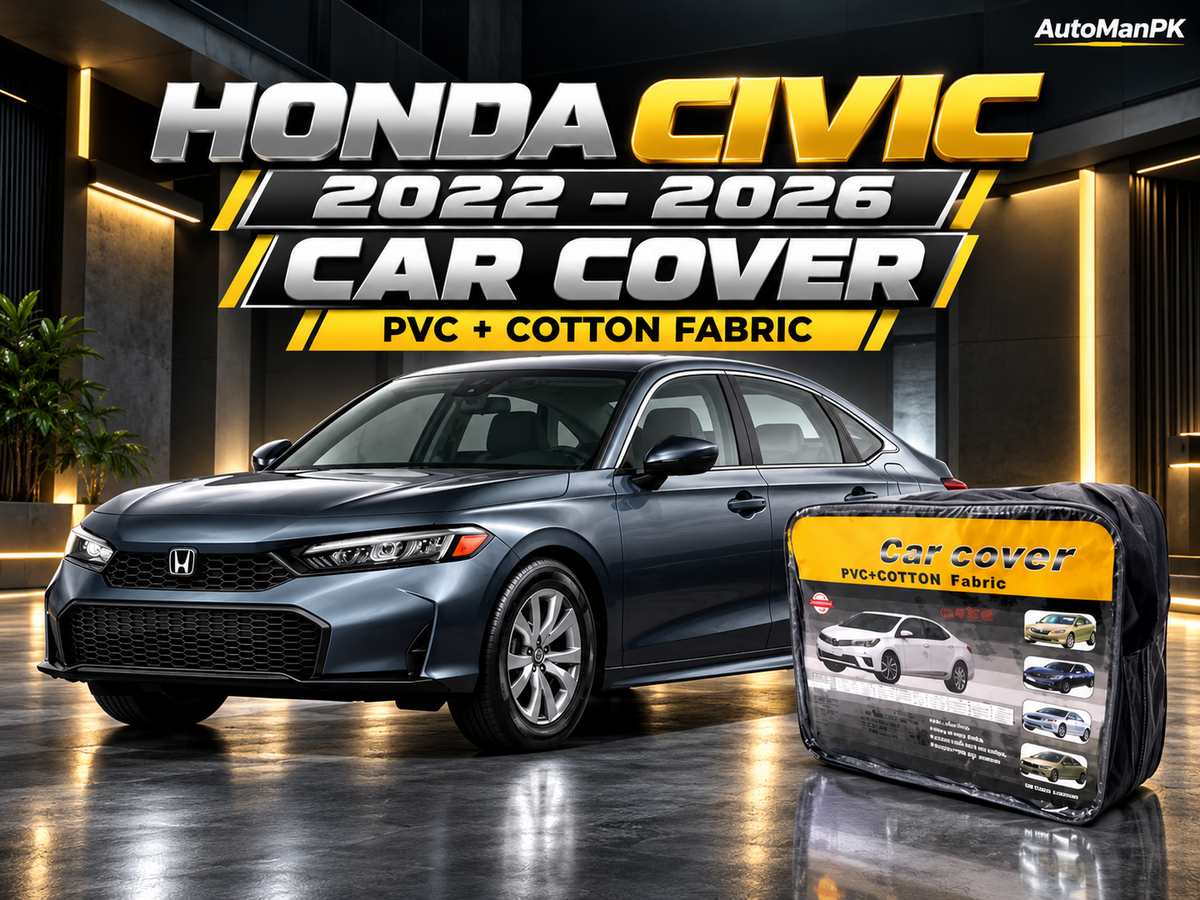 Honda Civic 2022–2026 car top cover with PVC exterior and cotton fabric inner lining