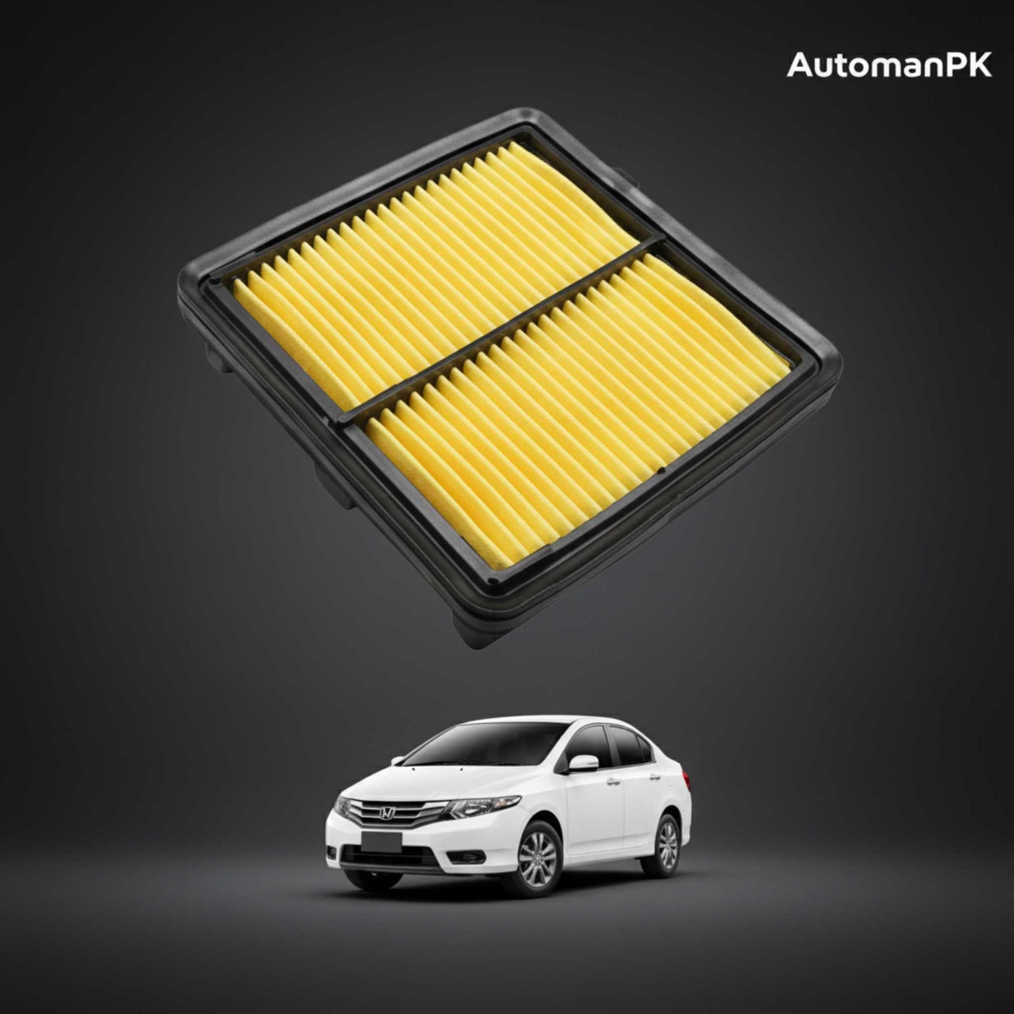 Honda City 2009-2021 Air Filter – Engine Air Cleaner Filter (Original & Local)