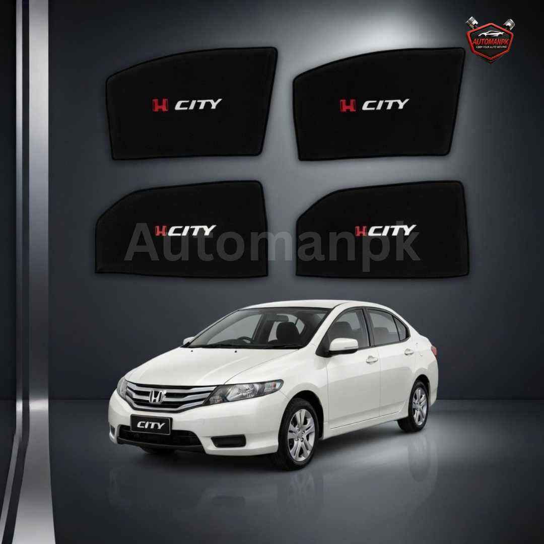 Window Sun Shades for Honda City 2009-2023 – 4 Door Custom Fit