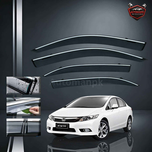 Honda Civic 2012-2016 – Chrome Air Press Sun Visor | AutoManPK