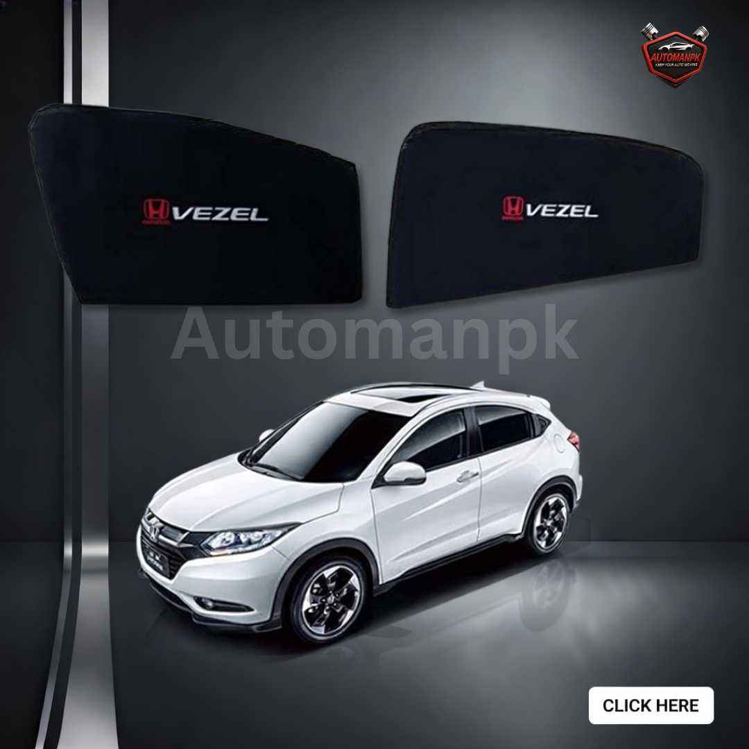Window Sun Shades for Honda Vezel – Fixed & Flexible 4 Door