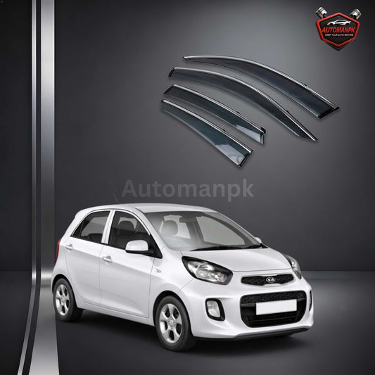 Kia Picanto Air Press Sun Visor / Door Visor – Wind Deflector (Set of 4)
