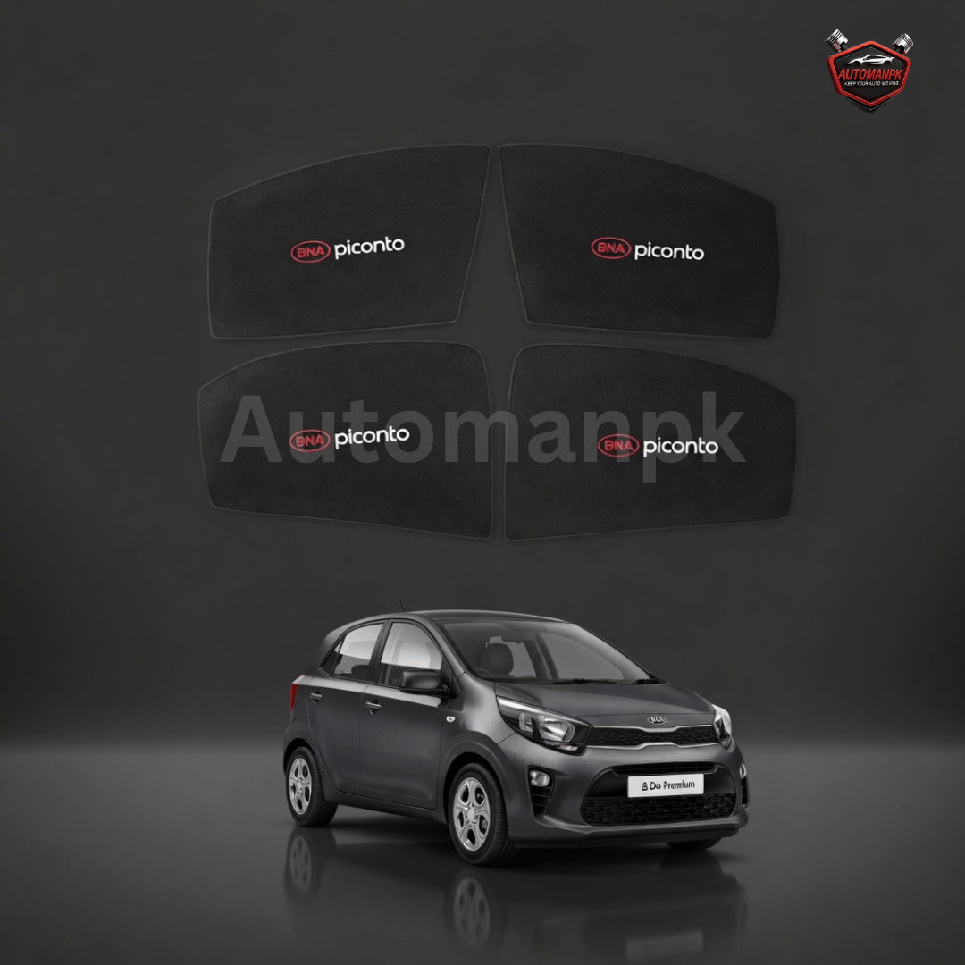 Kia Picanto 2019-2026 Window Sun Shades | 4 Doors | Fixed & Flexible