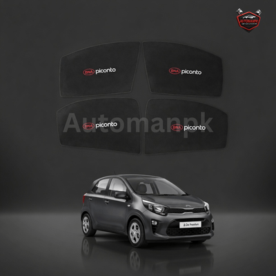 Kia Picanto 2019-2026 Window Sun Shades | 4 Doors | Fixed & Flexible
