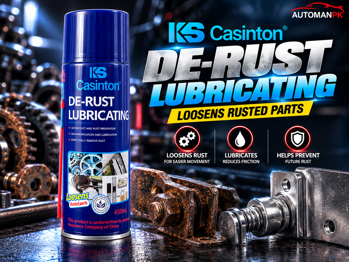 KS Casinton De-Rust Lubricating 450ml rust remover lubricant loosens rusted parts