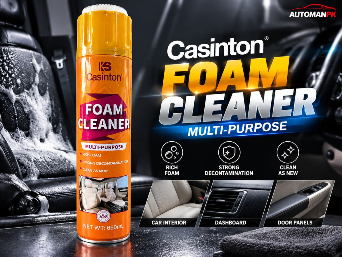 KS Casinton Multipurpose Foam Cleaner 650ml for car interior cleaning