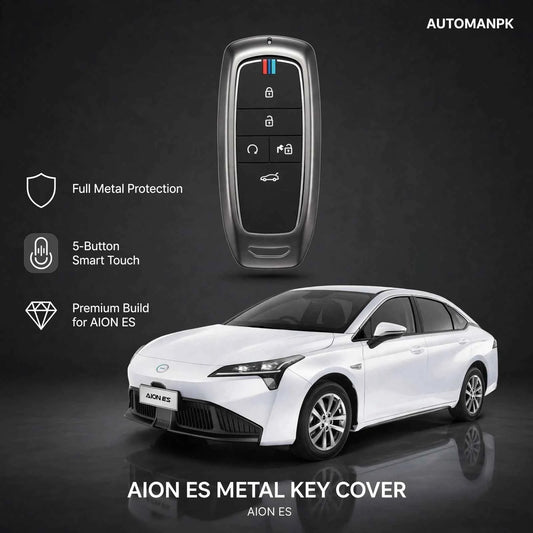 AION ES Metal Key Cover – Premium Alloy Protective Case