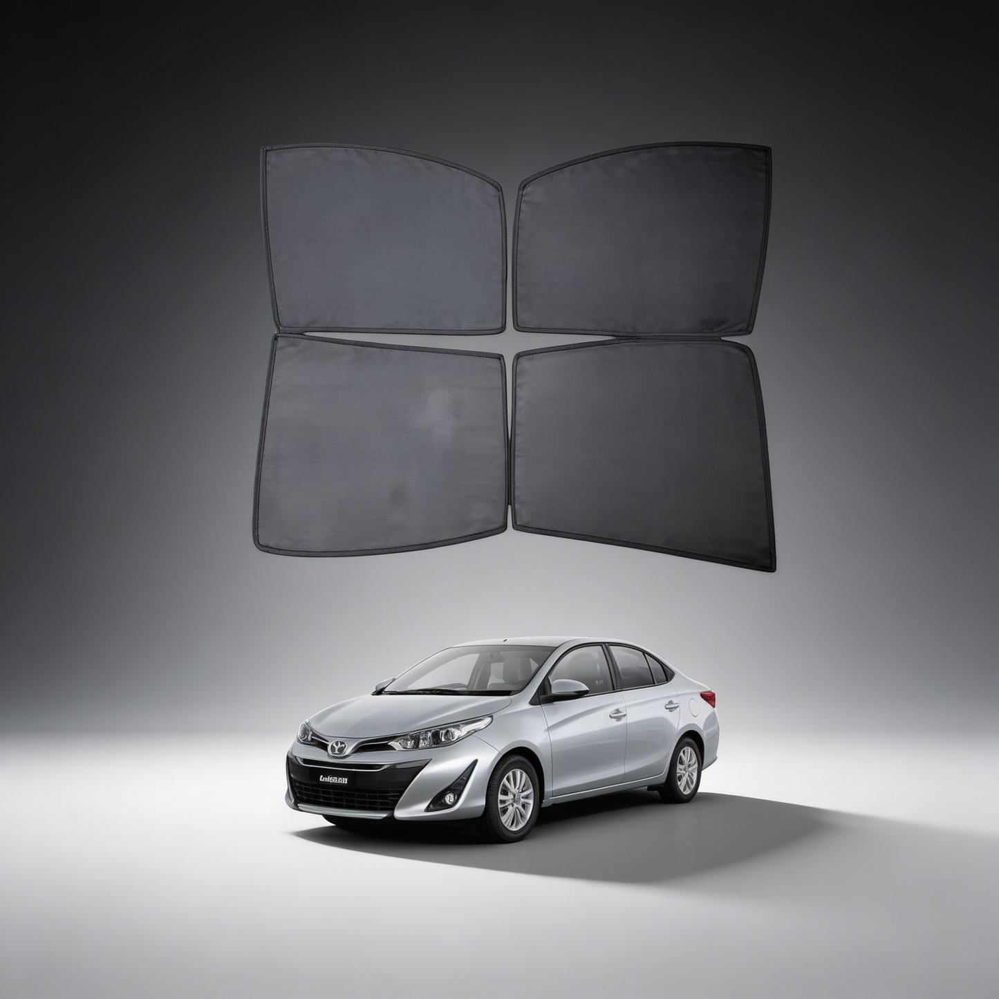 Toyota Yaris Window Sun Shades | Fixed & Flexible Car Curtains & Blinds
