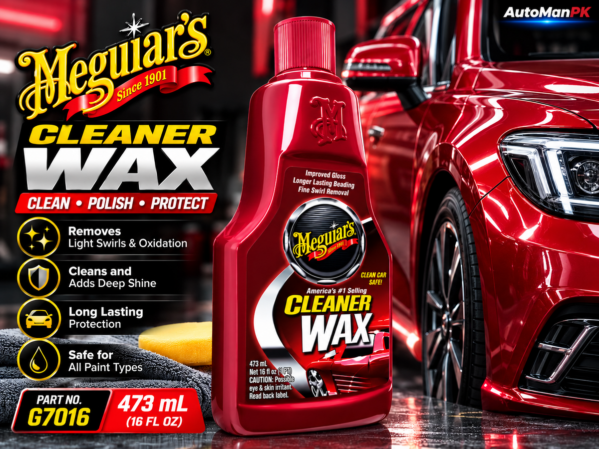 Meguiar's Cleaner Wax G7016 473ml car wax cleaner polish and protect
