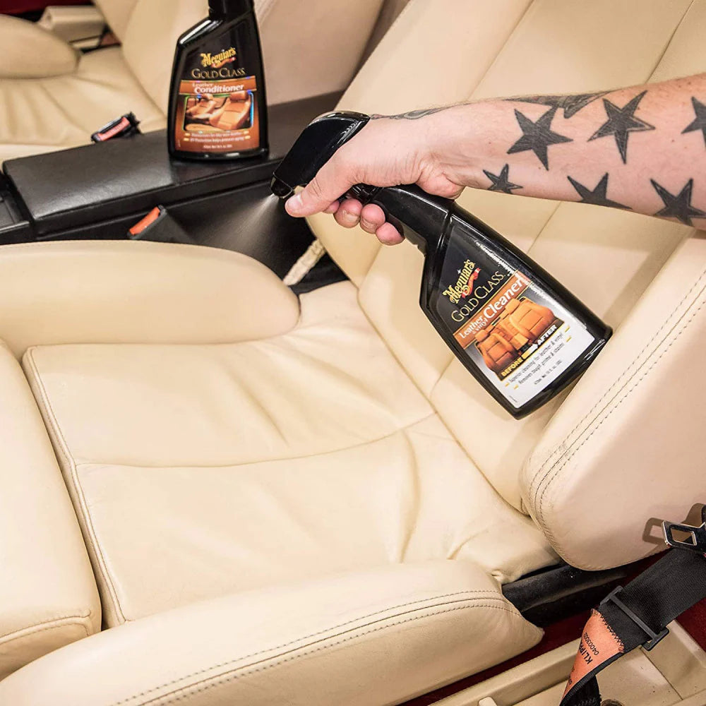 Meguiar’s Gold Class Leather Cleaner – Premium Leather Care | AutomanPK Pakistan