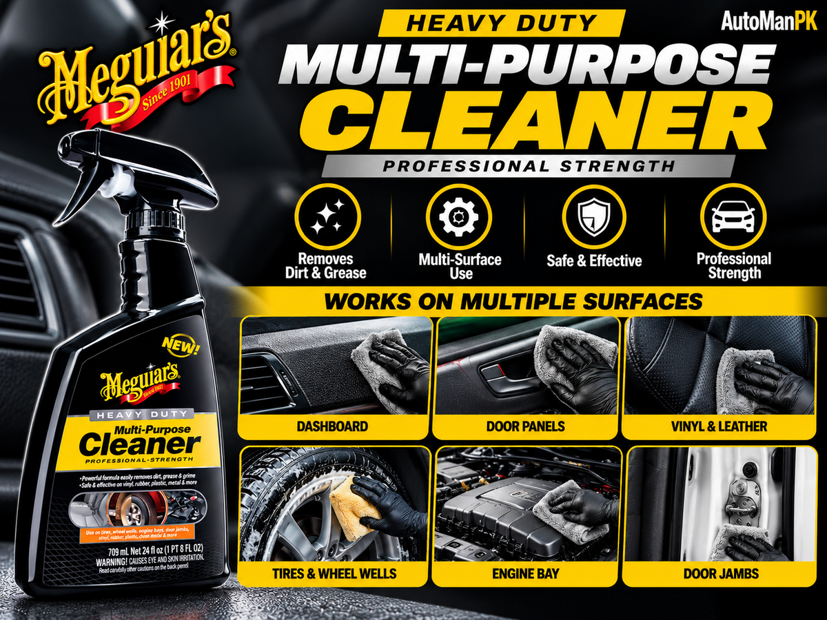Meguiar's Heavy Duty Multi-Purpose Cleaner 709ml for automotive interior and exterior cleaning