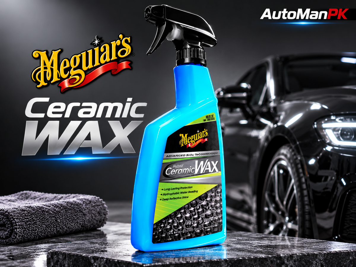 Meguiar's Hybrid Ceramic Wax spray for car paint protection and shine in Pakistan