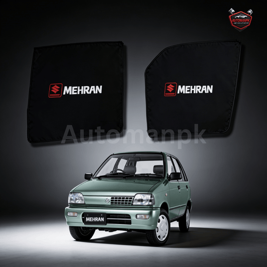 Suzuki Mehran Window Sun Shades for 4 Doors – UV & Heat Protection