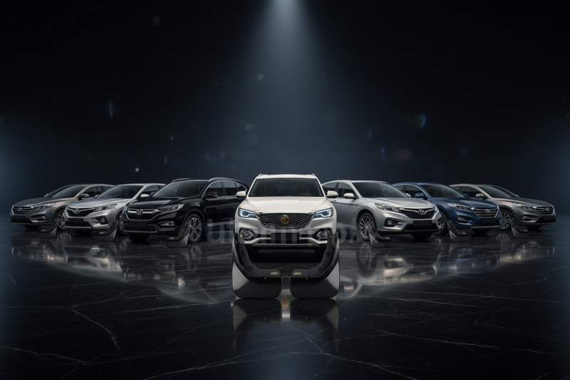 Multiple Cars with Mud Flaps Collection Banner