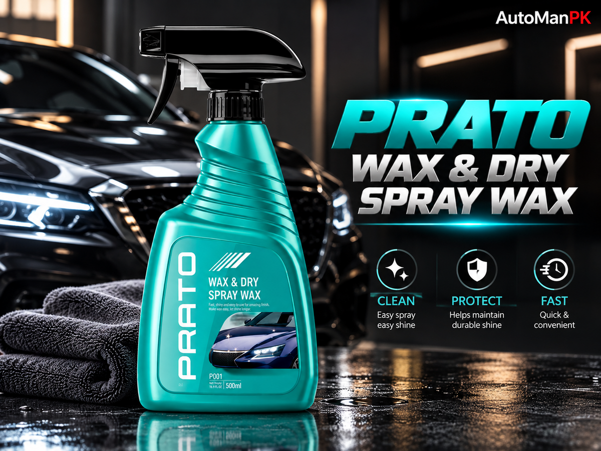 Prato Spray Wax 500ml car wax and exterior paint shine hero image