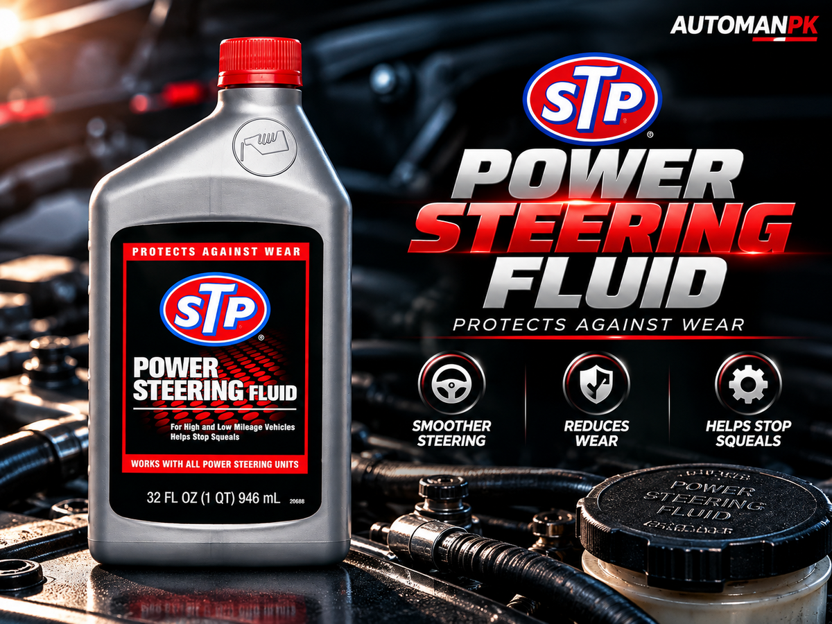 STP Power Steering Fluid 946ml 1 quart car steering fluid
