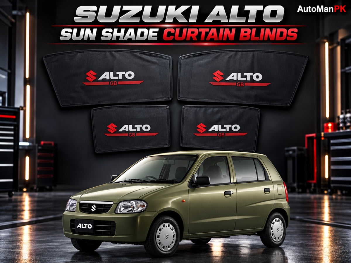 Suzuki Alto 1000cc 2000-2012 sun shade curtain blinds 4 piece set hero AutoManPK