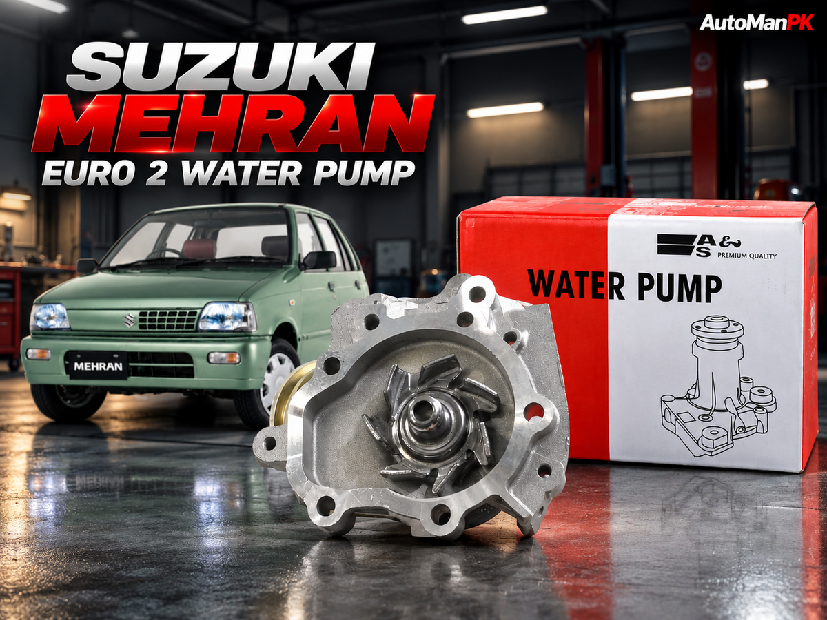 Suzuki Mehran Euro 2 water pump A&S 2012-2019 Pakistan model AutoManPK