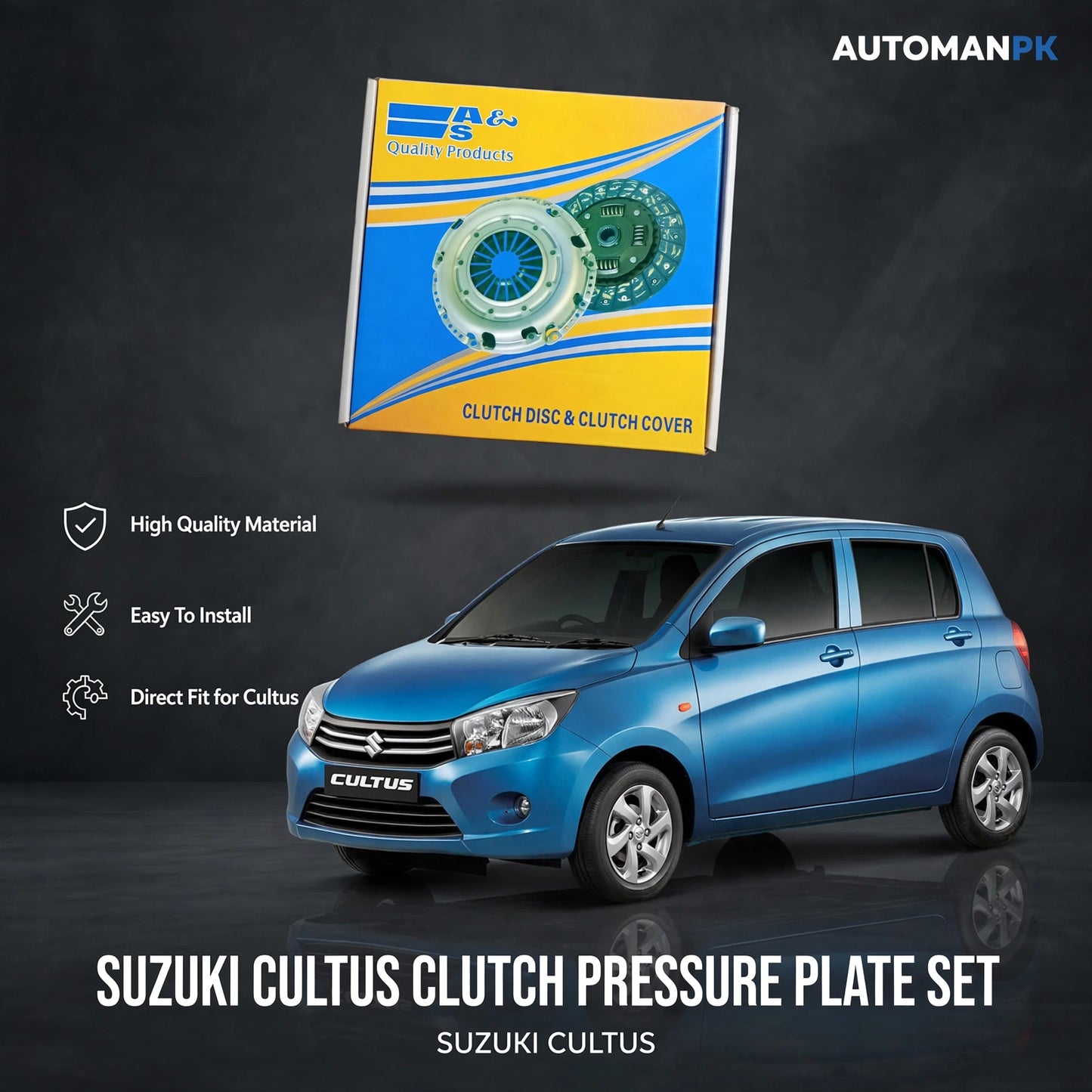 Suzuki Cultus (2017-2024) Clutch Pressure Plate Set (A&S)