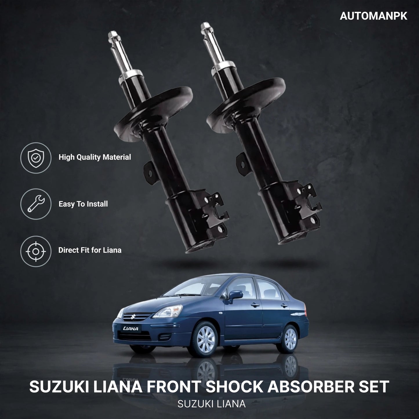 Suzuki Liana Genuine Agri Front & Rear Shock Absorber