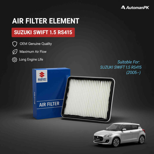 Suzuki Swift 2010-2020 Air Filter Element – 1.5L RS415 – OEM Quality (China)