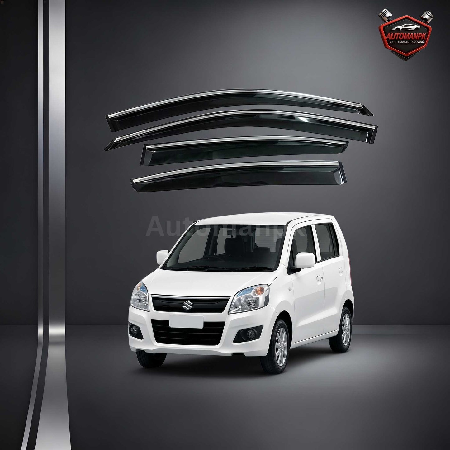 Suzuki Wagon R Air Press Sun Visor / Door Visor – Wind Deflector (Set of 4)