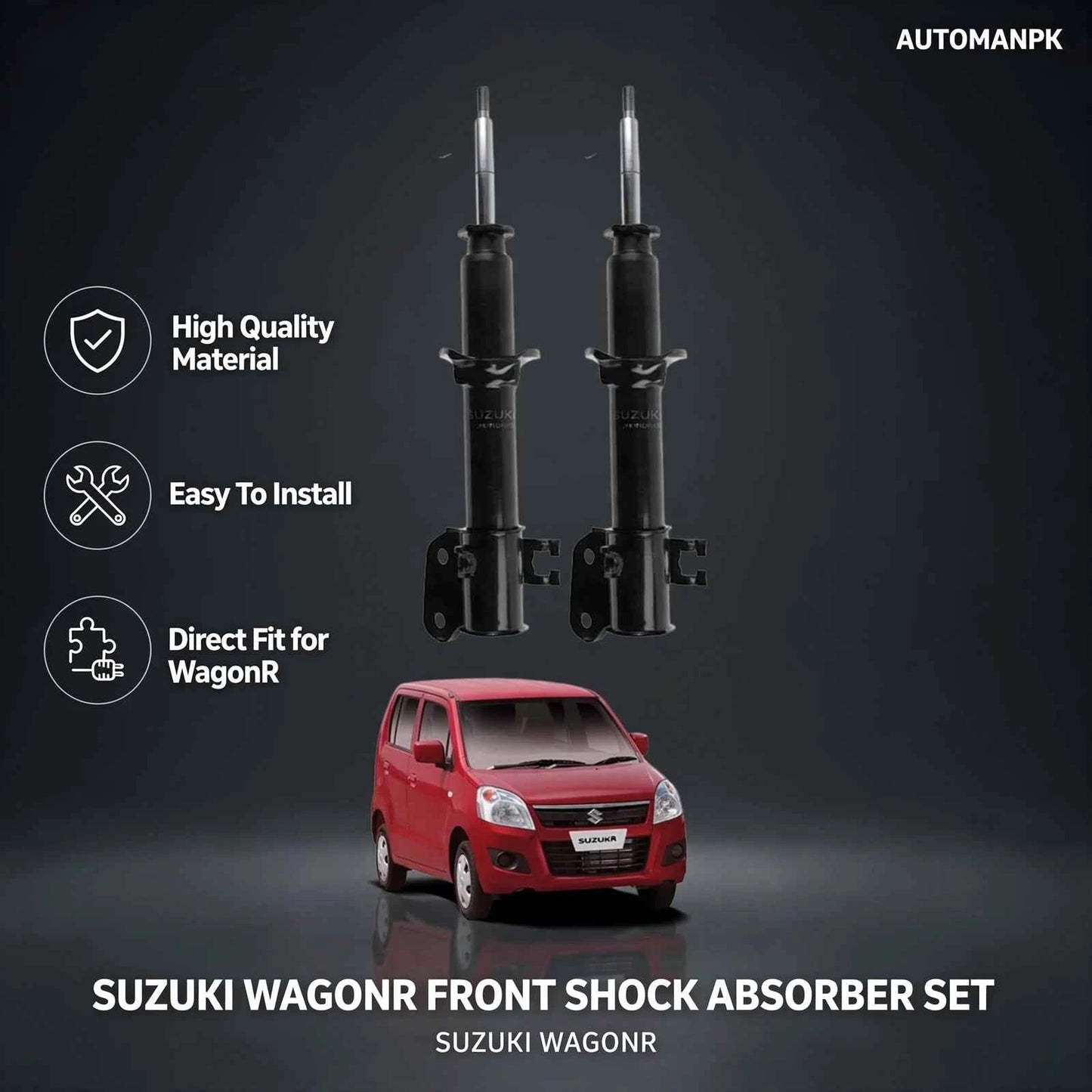 Suzuki Wagon R Genuine Agri Shock Absorbers (2017–2026) – Front & Rear