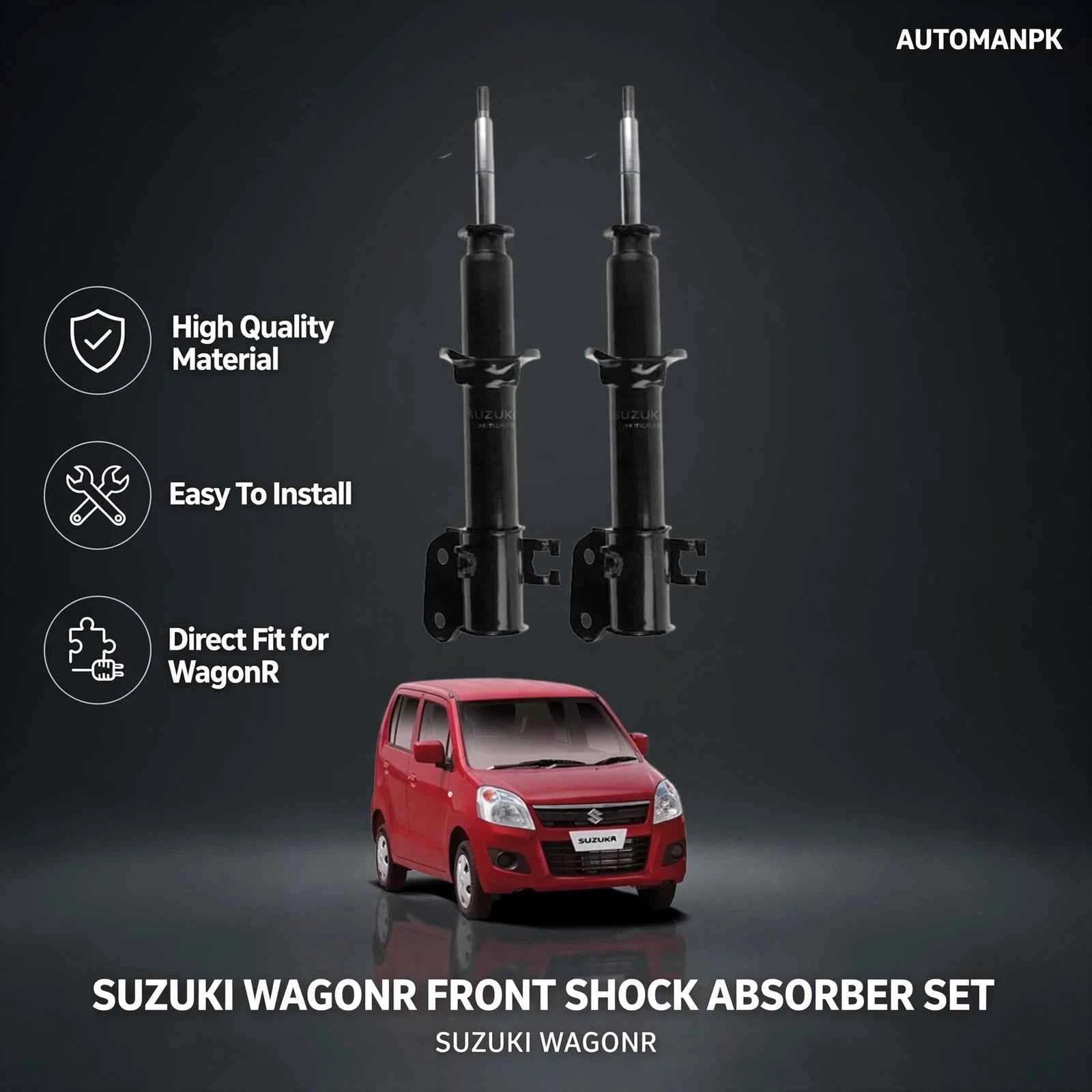 Suzuki Wagon R Genuine Agri Shock Absorbers (2017–2026) – Front & Rear
