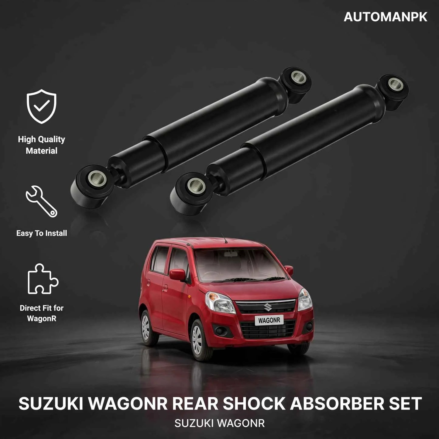 Suzuki Wagon R Genuine Agri Shock Absorbers (2017–2026) – Front & Rear